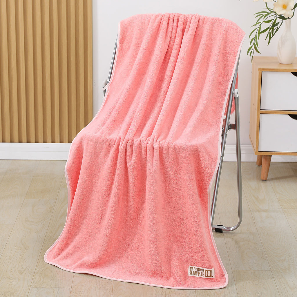 Classe A Serviette de bain en polaire de corail Soft Skin-friendly Très absorbante et sans lint
