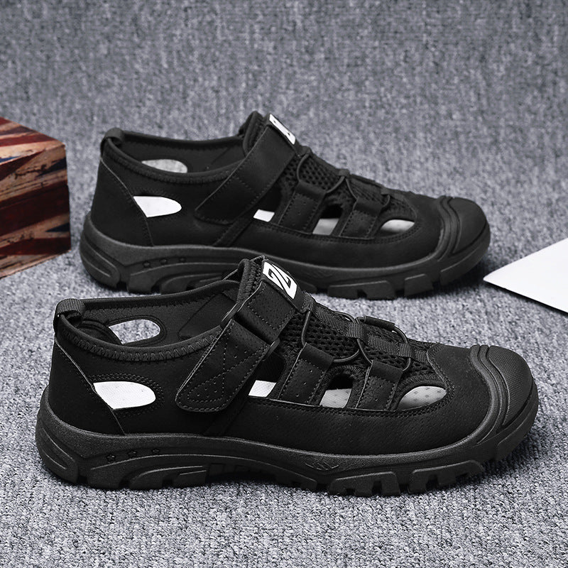 Chaussures anti-dérapantes à orteils creux Sandales polyvalentes
