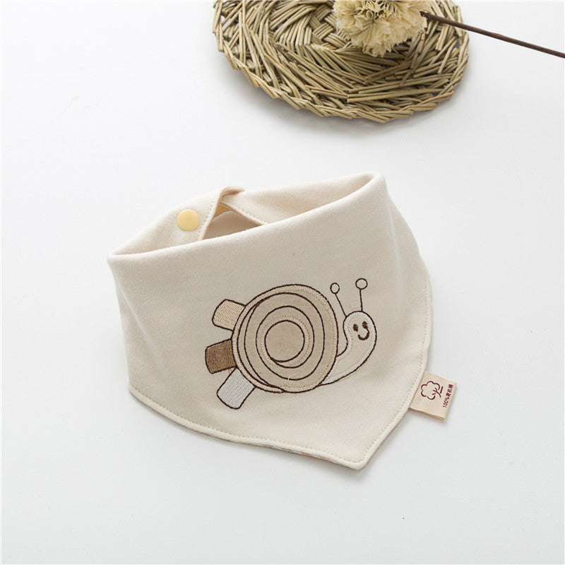 Bib en coton Triangle Bébé Pure Coton Enfants