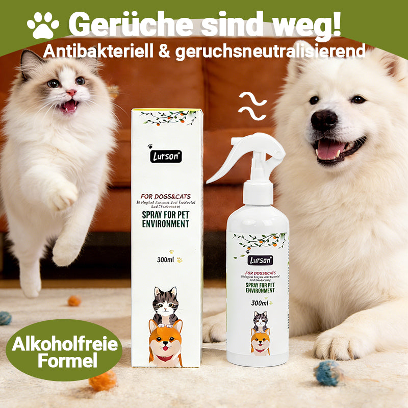 Spray antibactérien désodorisant antibactérien pour animal de compagnie