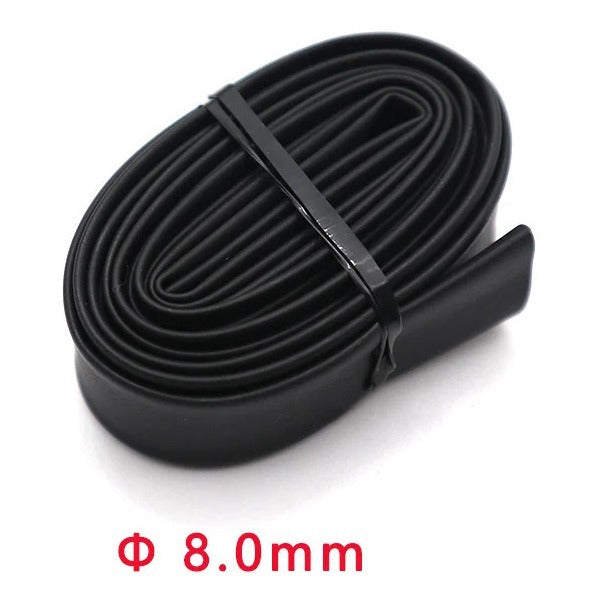 2 fois Black Heat Shrink Tube Kit D Flame Retardant Waterproof Cable Shrinkable