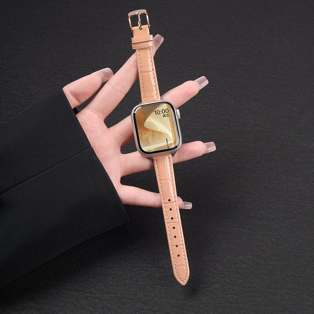 Bracelet de montre modèle perle en bambou-noeud