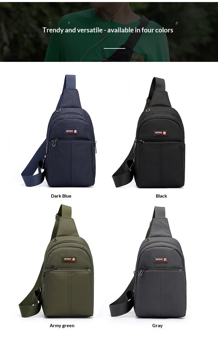 Homme Sporty Sac transversal élégant et minimaliste