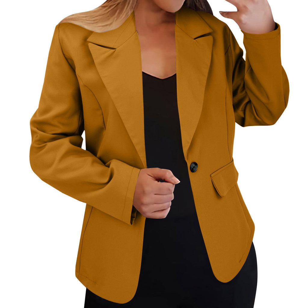 Veste de blazer de cardigan à manches longues d'automne pour femmes