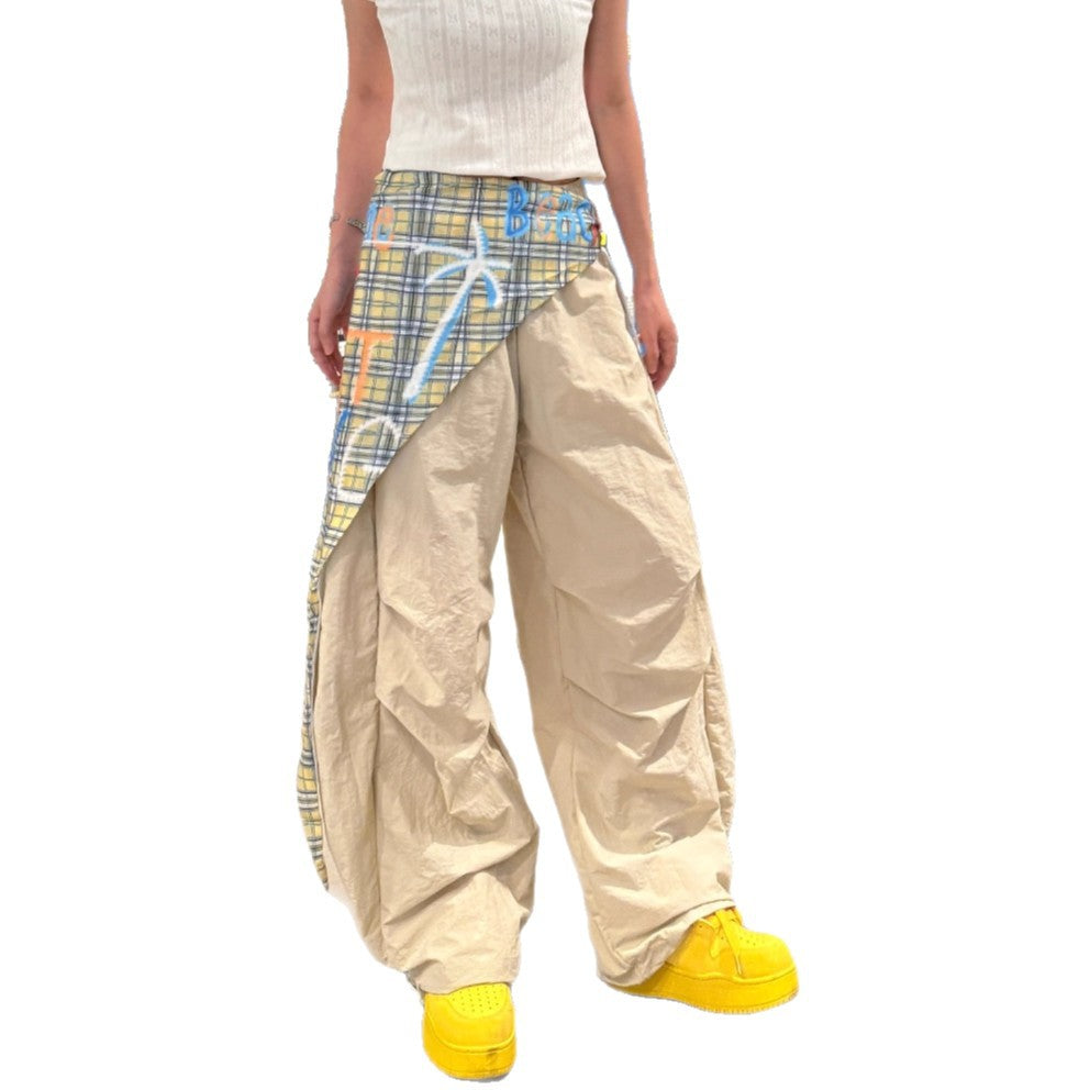 Pantalons à plis larges pour femmes