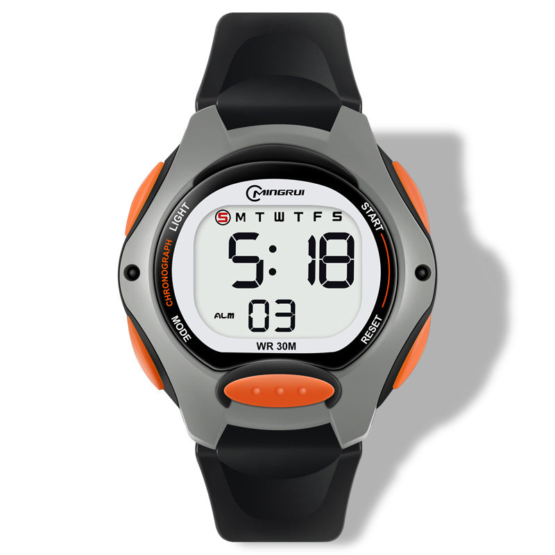 Électronique Montres Sports Filles Waterproof Alarme Lumineuse Exam