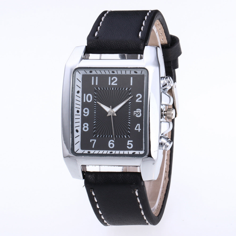 Montre homme de mode carrée