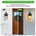 Lampes murales extérieures modernes et étanches supportent de nombreux types d'ampoules-2 packs non disponibles Platf
