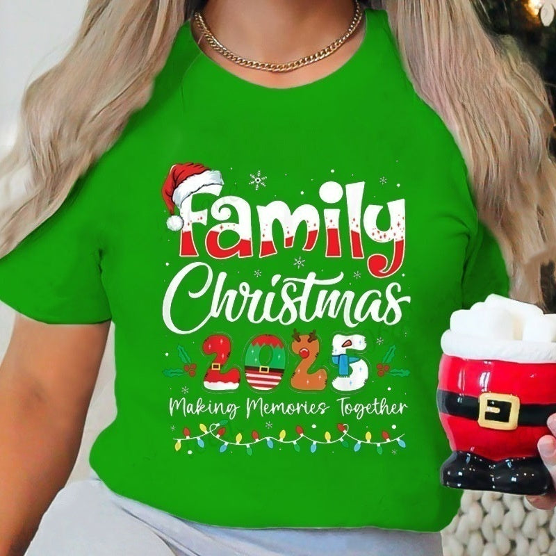 Faites des tops de mémoire imprimés ensemble à Noël