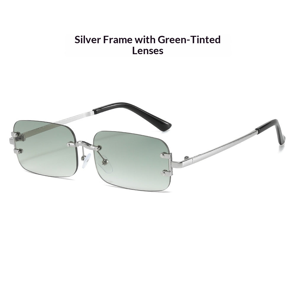 Lunettes de soleil sans cadre pour hommes et femmes