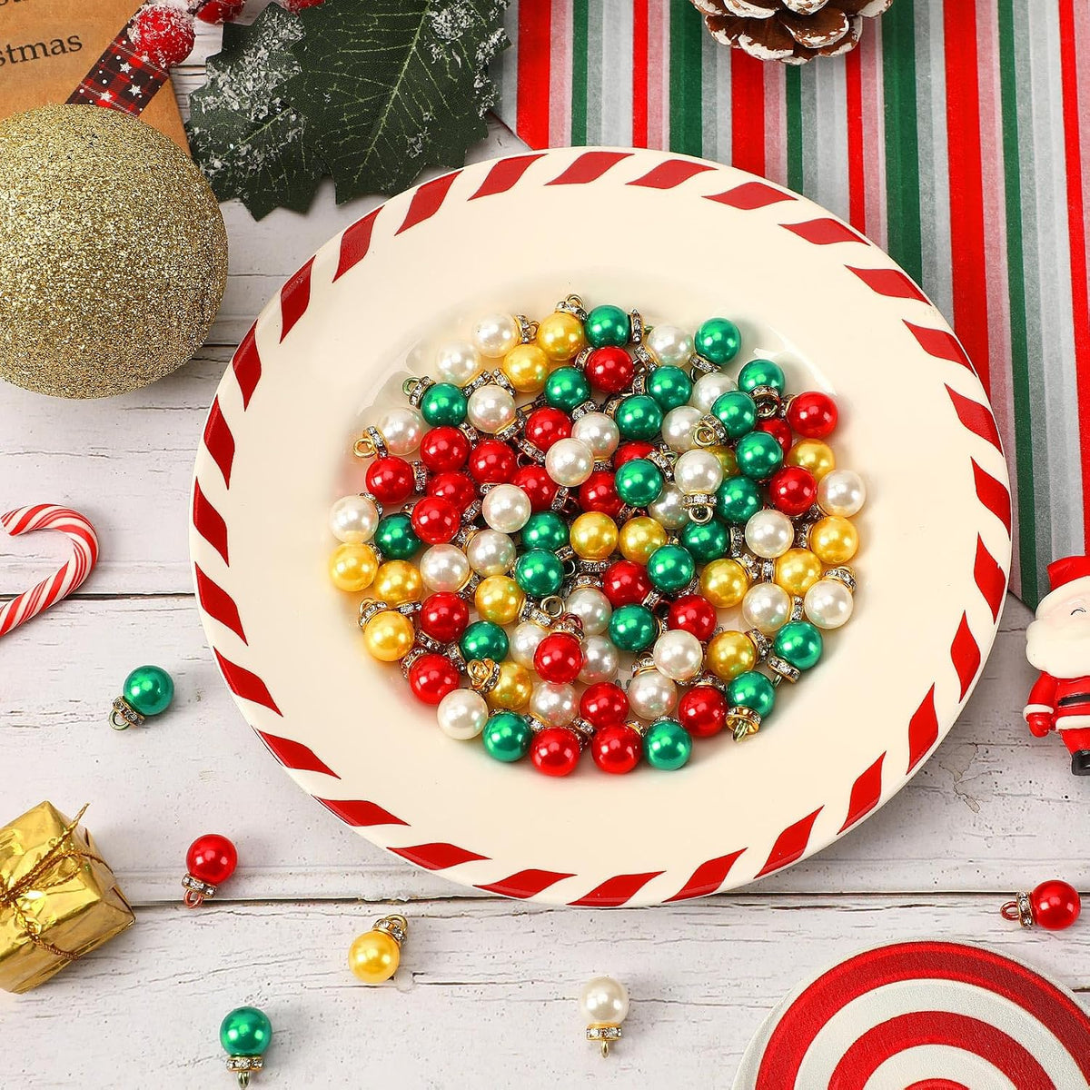 Mini ornements de Noël 90 unités