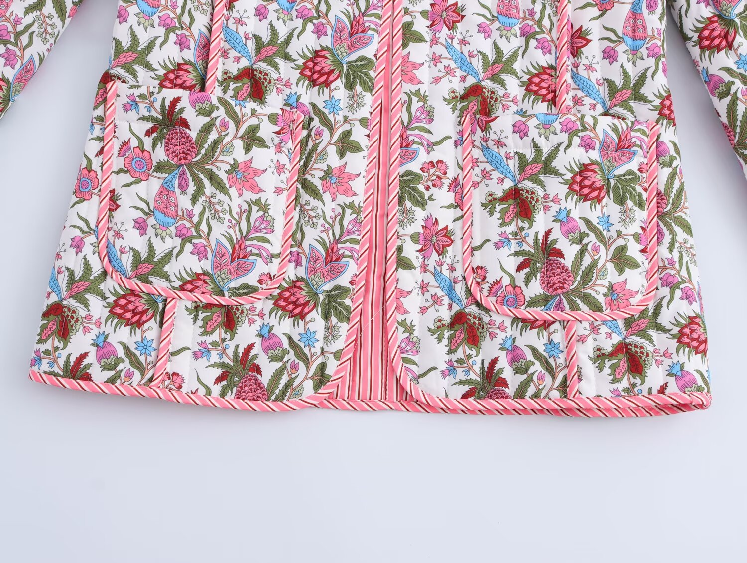 Motif floral imprimé en coton rembourré