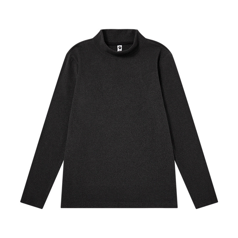 Autumn and Winter Pullover Stand Collar Boys Undershirt