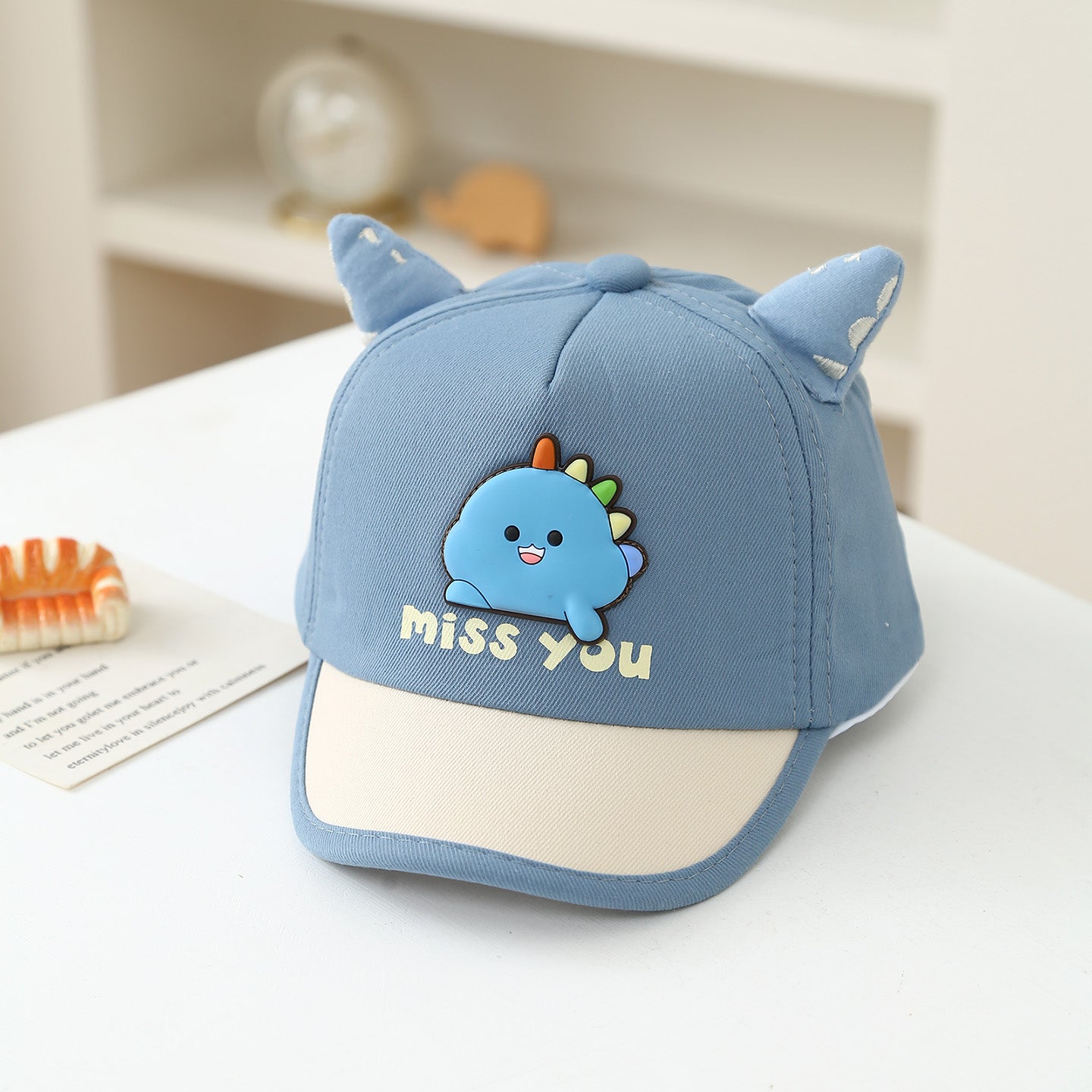 Summer Cartoon Mute Animal Lettre Casquette de baseball pour bébés de 3 à 18 mois