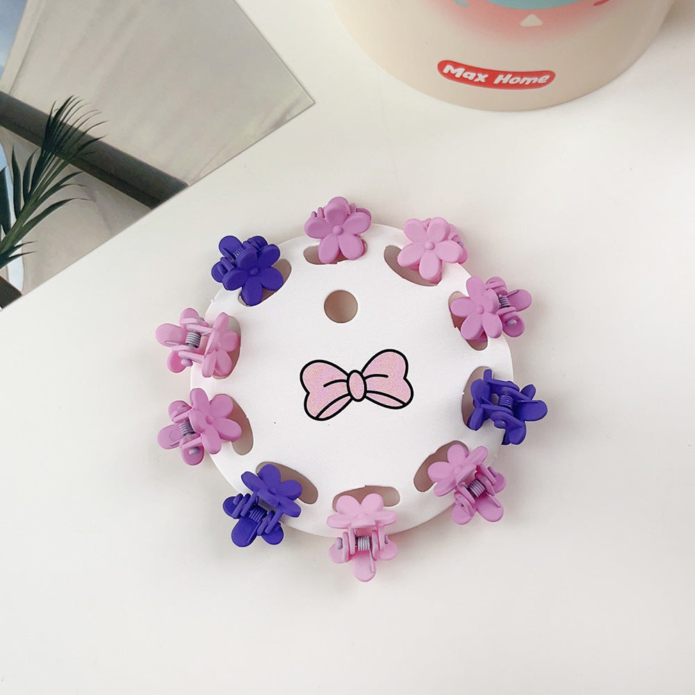 Barrettes pour enfants 10 PCs Colorful Cartoon Baby Small Jaw Clip Bangs Broken Hair Princes