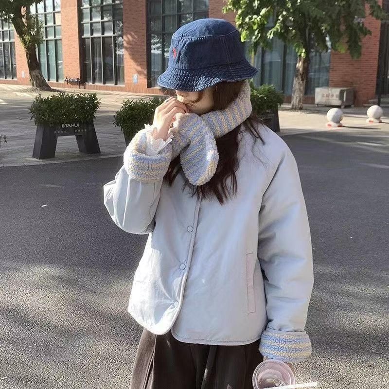 Vêtements de dessus rembourrés en coton, de style coréen
