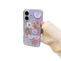 Étui 3D Epoxy Flower Bouton Téléphone
