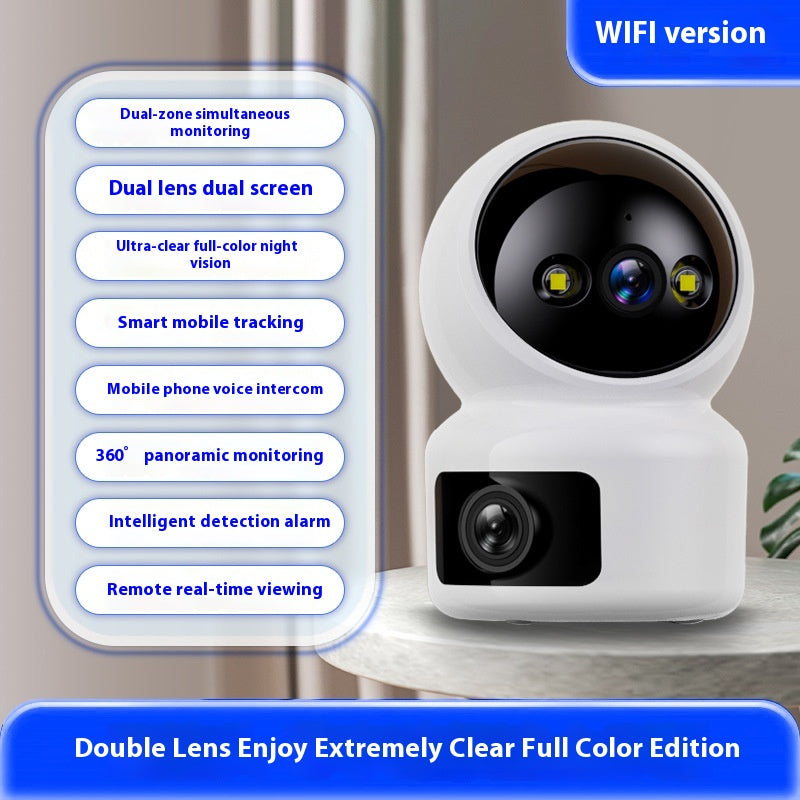 Camera surveillance No blind spot Intelligent HD night vision surveillance