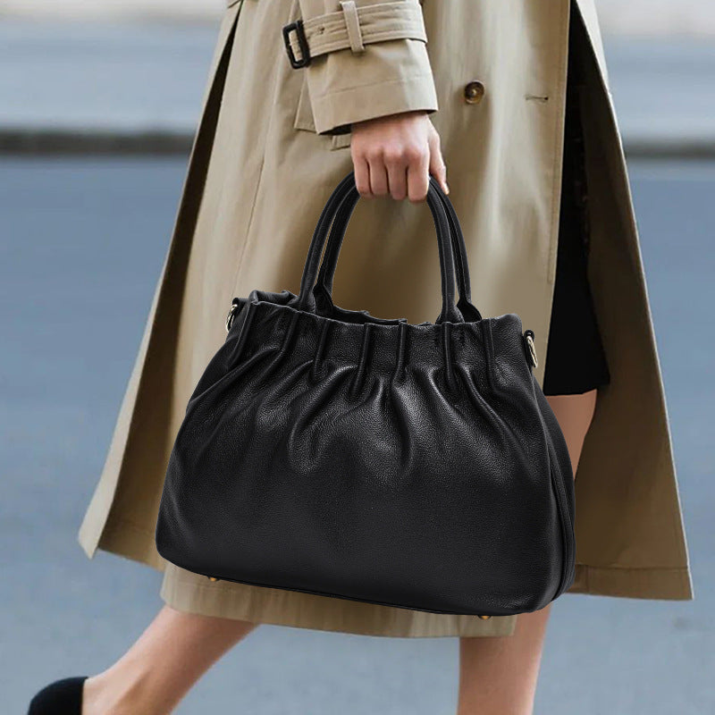 Sac à main en cuir de grande capacité pour femmes