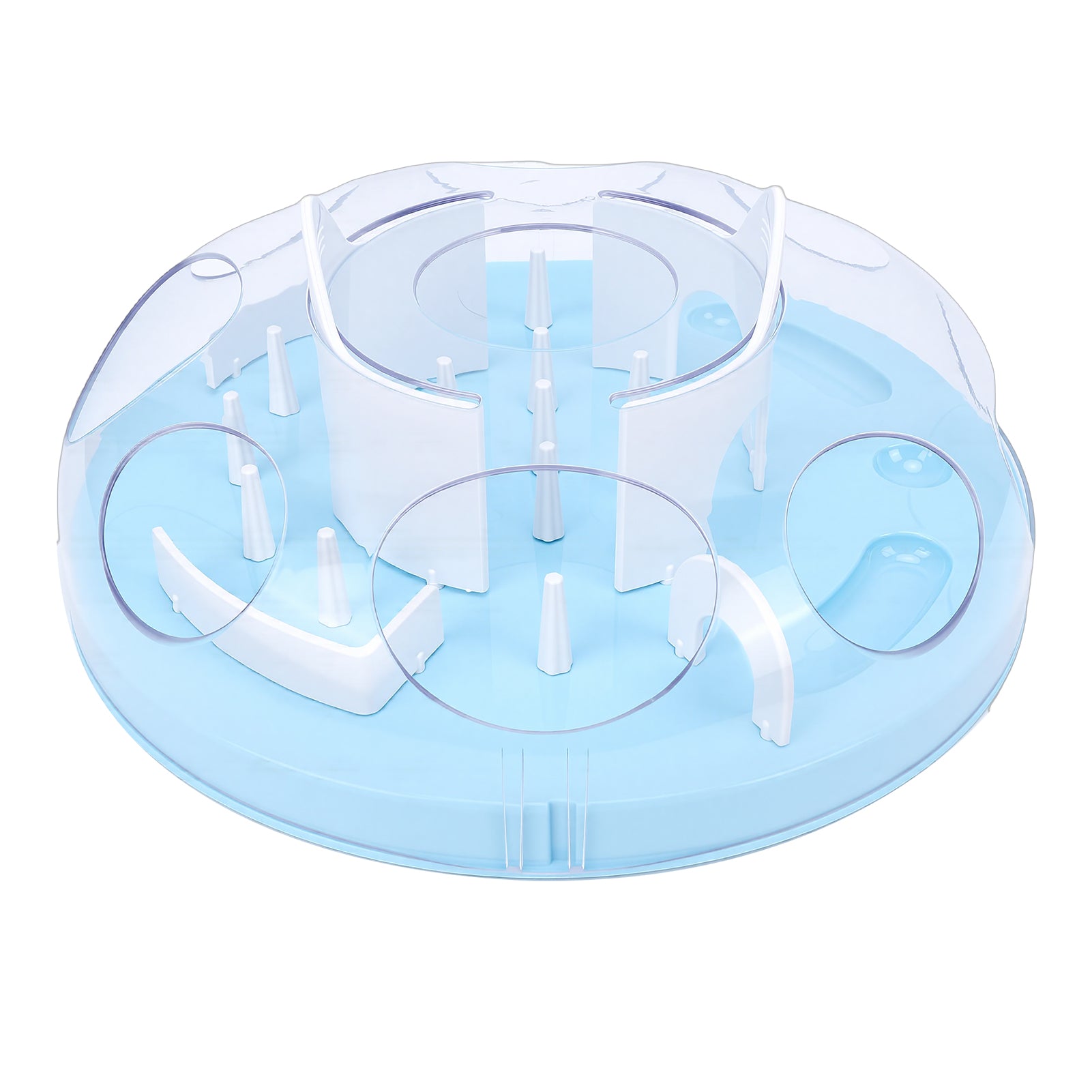 Puzzle chat interactif Feeder Funny Cat Puzzle Food Dispenser Jouet d'enrichissement pour animaux de compagnie Jouer
