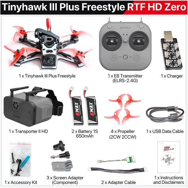 Tinyhawk III Plus Version Freestyle HD ELRS