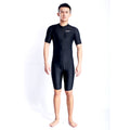 Motif de requin Séchage rapide Moitié manches Une pièce Maillot de bain manches courtes