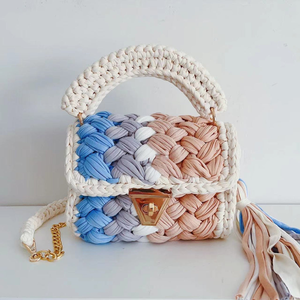 Tissé à la main Womens Tote Bag Style minimaliste