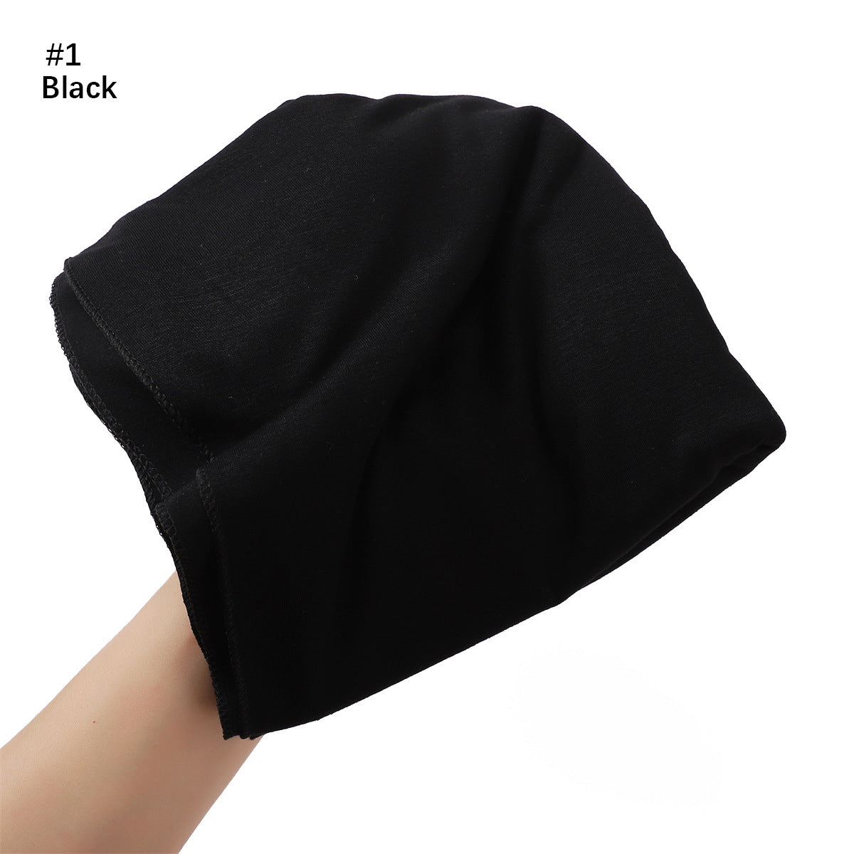 Sweatband modal de grande taille monocolore Mercerized Coton Turban Headcarf