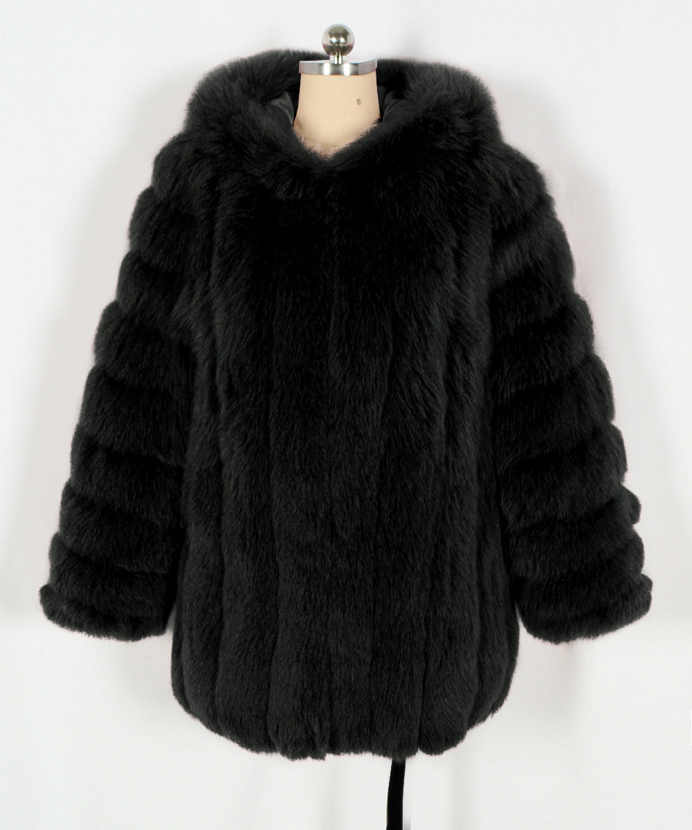 Autumnwinter européen et américain Faux Fur Warm Plush