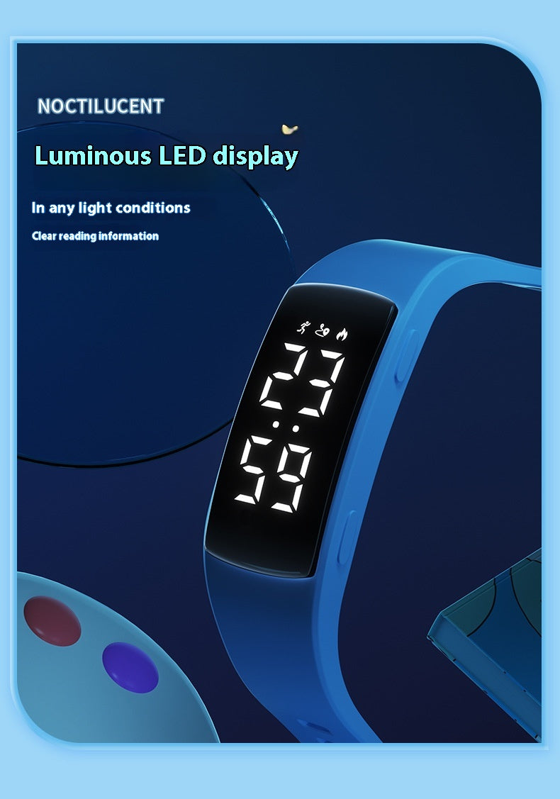 Horloge d'alarme de vibration Smart Waterproof Montre électronique