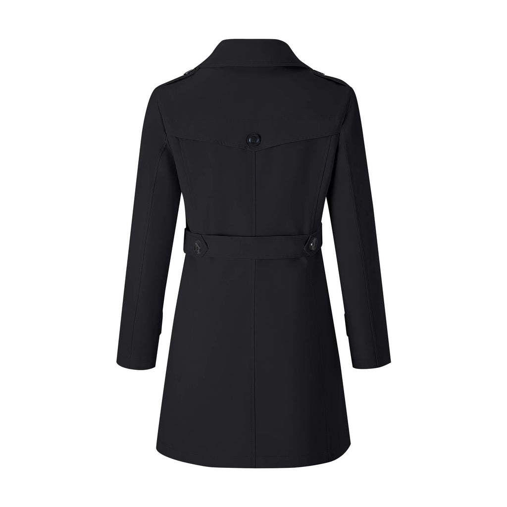 Printemps Automne Cintre à tête unique Figurine flatteur Vêtements de travail Coat