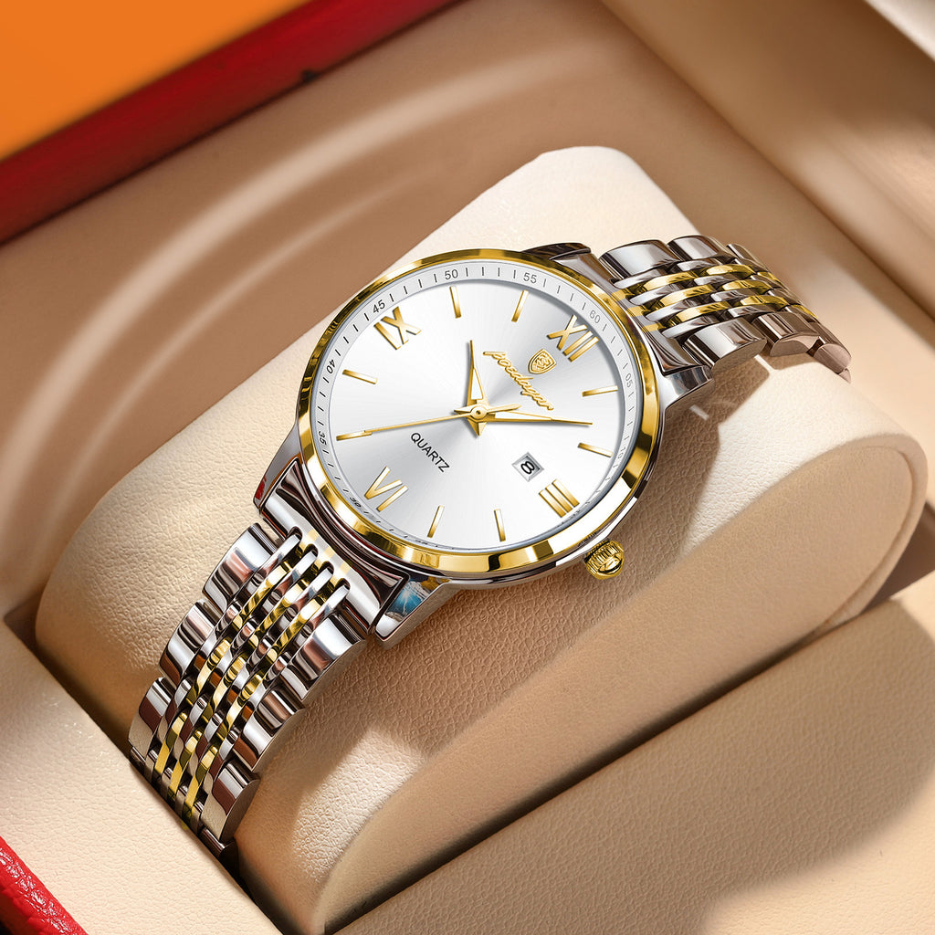 Montre de mode lumineuse ultra-mince pour femme