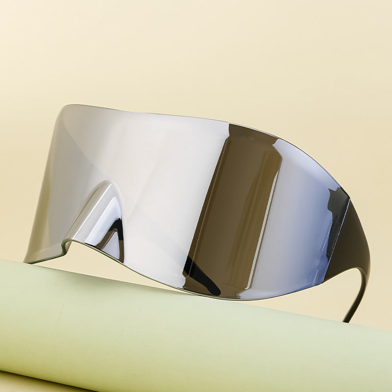 Lunettes de soleil de cyclisme extérieur Mercure pour femmes European and American One-Piece Large Frame S