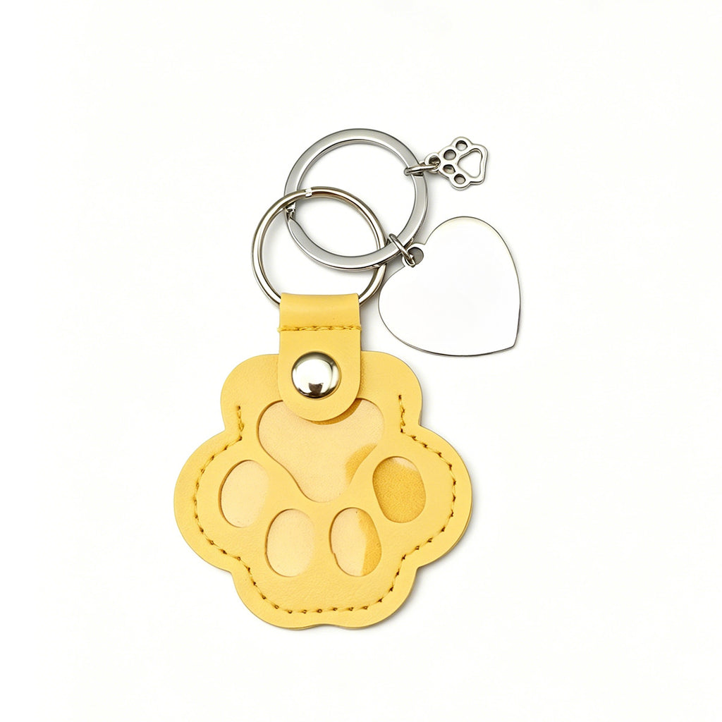 Pendentif de porte-clés photo d'animal sculpté
