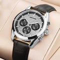 Montre à quartz lumineux étanche pour hommes