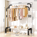 Séchage Rack Etage Chambre Chambre à coucher Hanger Intérieur Balcon Ménage Simple Vêtements Rack Plus Th