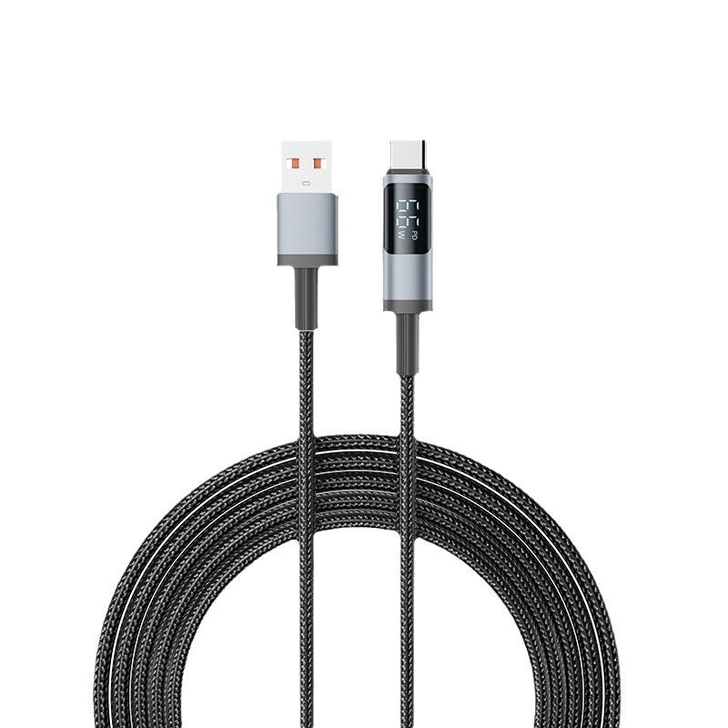 Téléphone Fast Charge pour Pingguo 30W Android 66W ligne de données d'affichage numérique