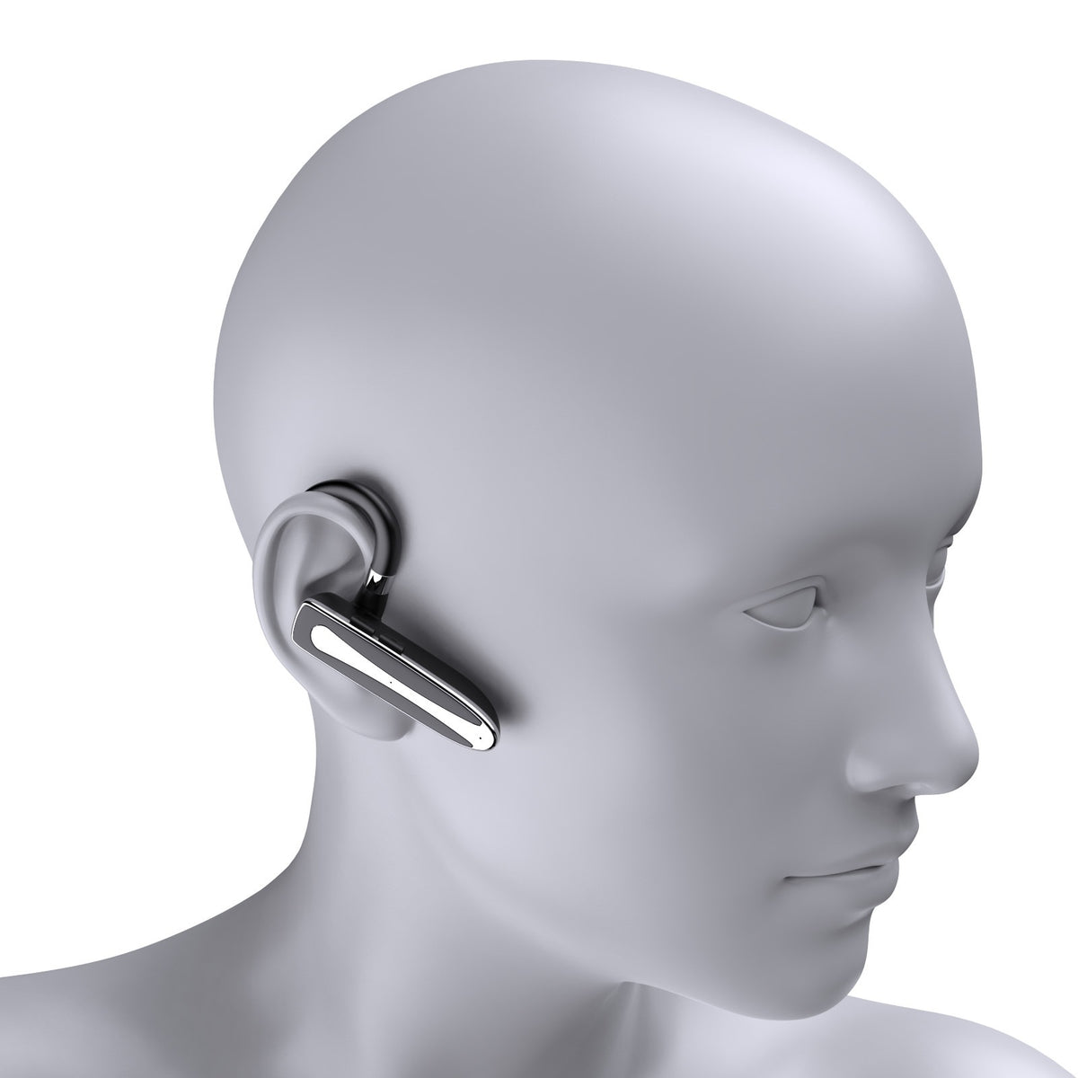 Business Ear-monté casque Bluetooth à une oreille Réduction du bruit