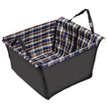 Tapis de voiture de voiture de PetDog Mat de voiture de Dog Mat de ligne arrière Siège simple pliable Double couche Tapis de voiture de chien