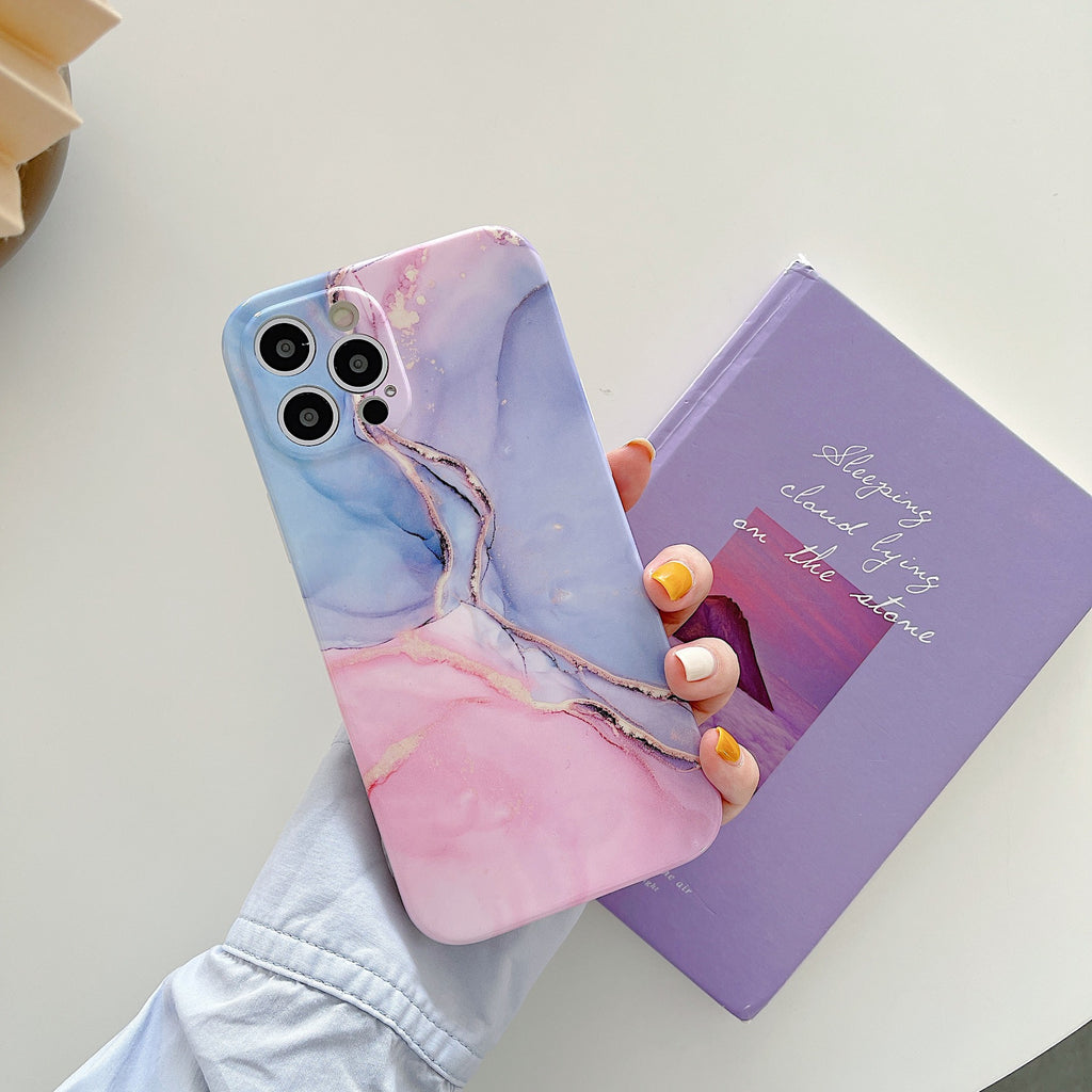 Fashion Marble Mode Silicone Cas de téléphone
