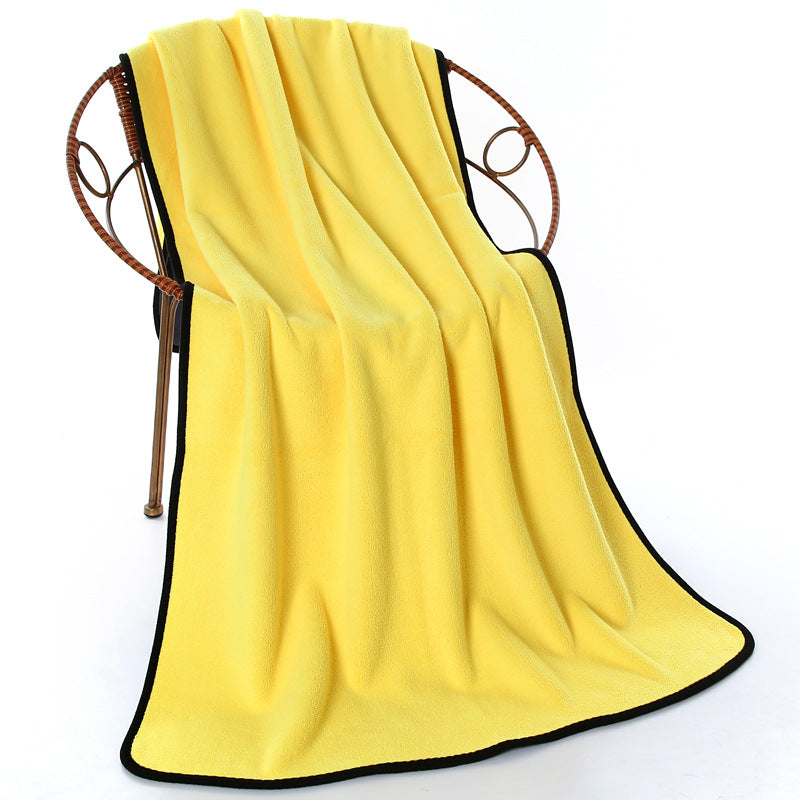 Fournitures pour animaux de compagnie Serviette absorbante Chien et baignoire de chat Serviette de bain fibre absorbante
