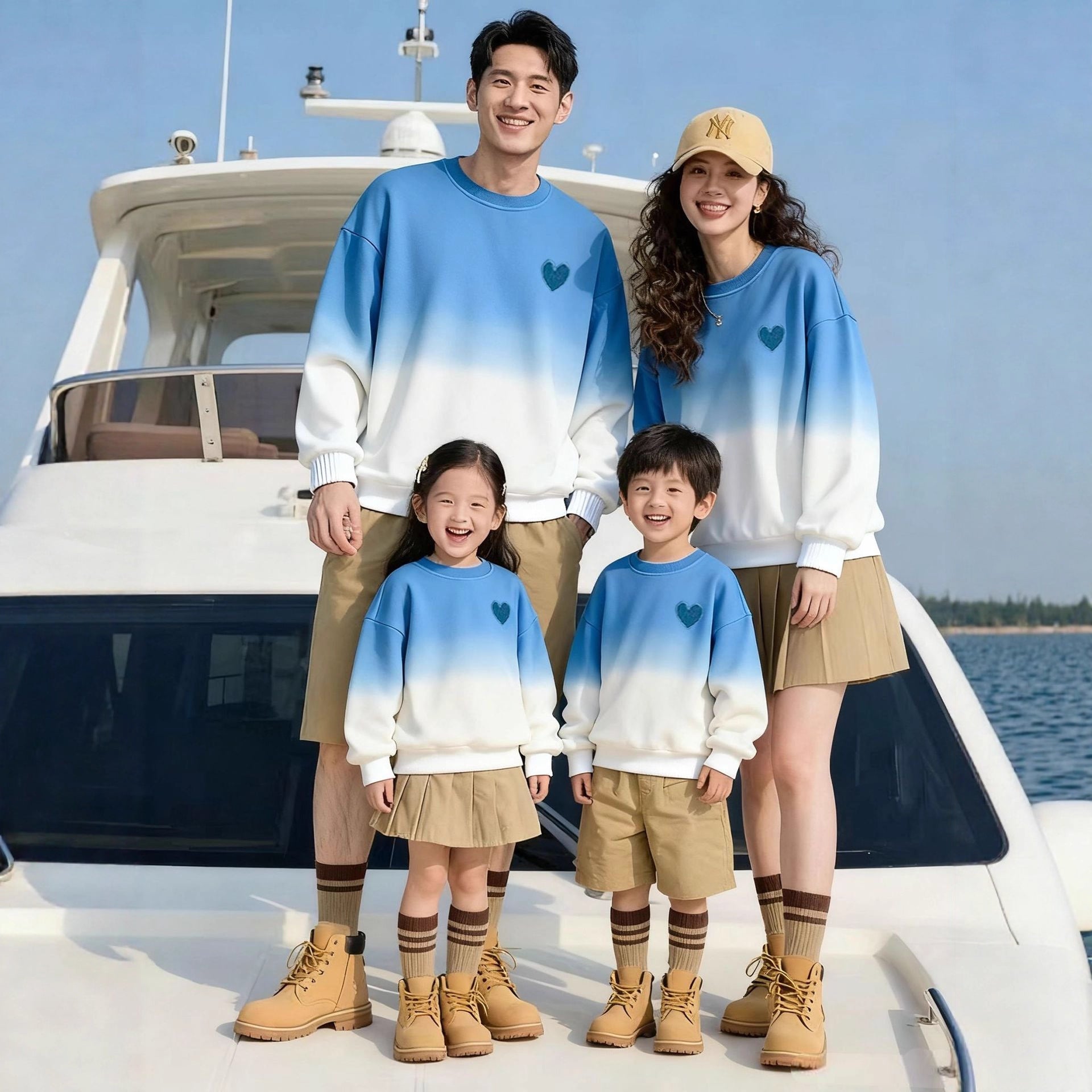 Sweat-shirts d'automne co-ord pour les parents et les enfants
