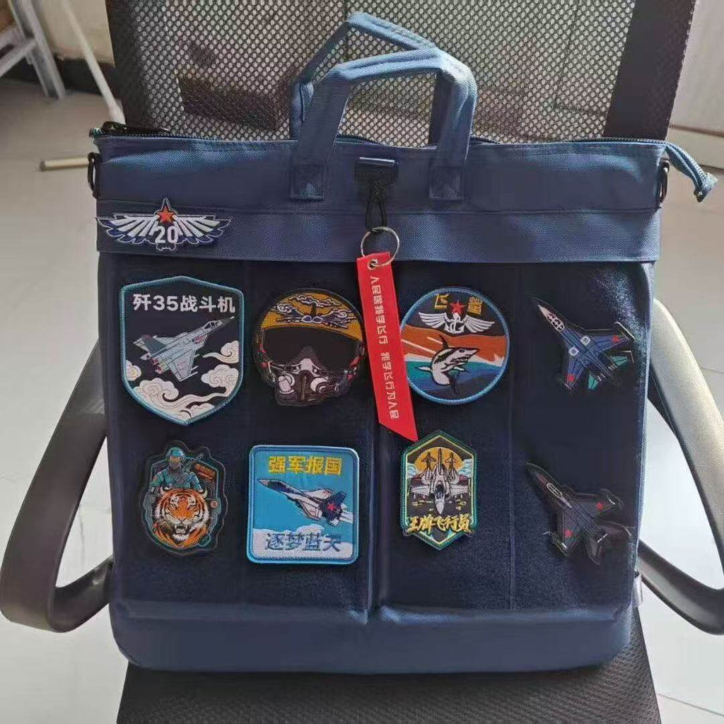 Blue helmet bag Airshow Pilot Standard backpack