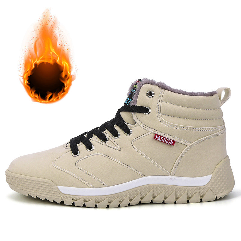 Chaussures en coton léger et léger de grande taille pour hommes