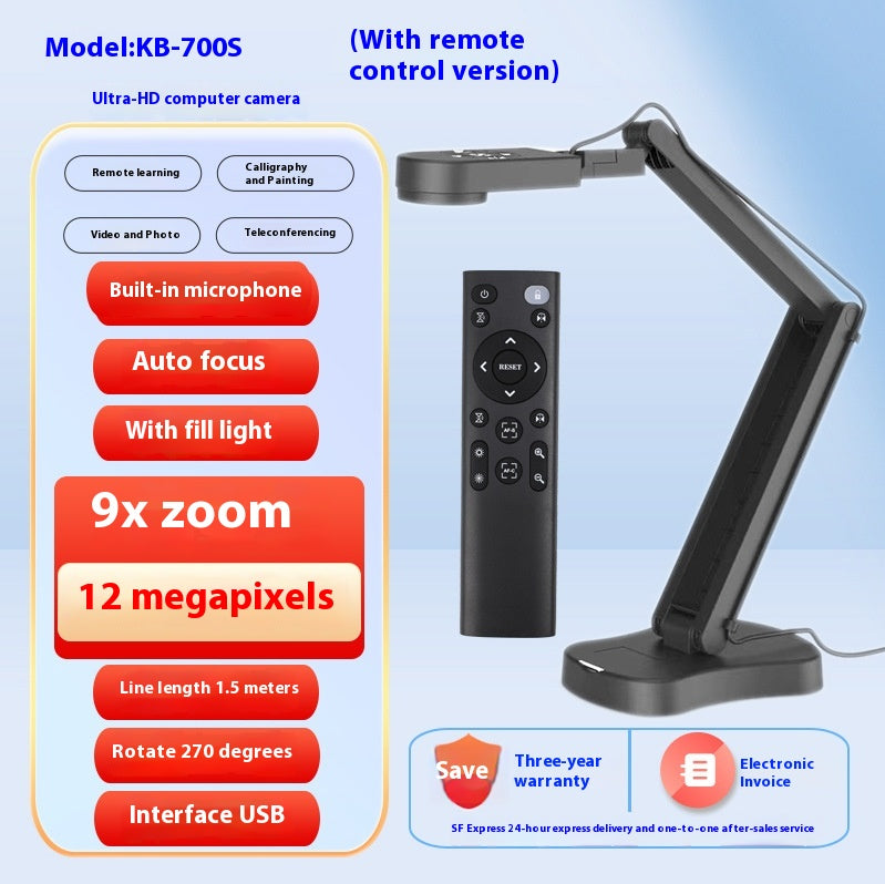 Computer Live Camera with Microphone Photography Video Equipment