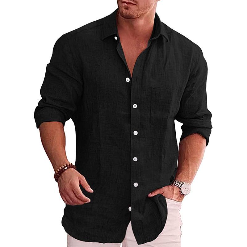 Linge de maison longue manches manches manches longues chemise casual