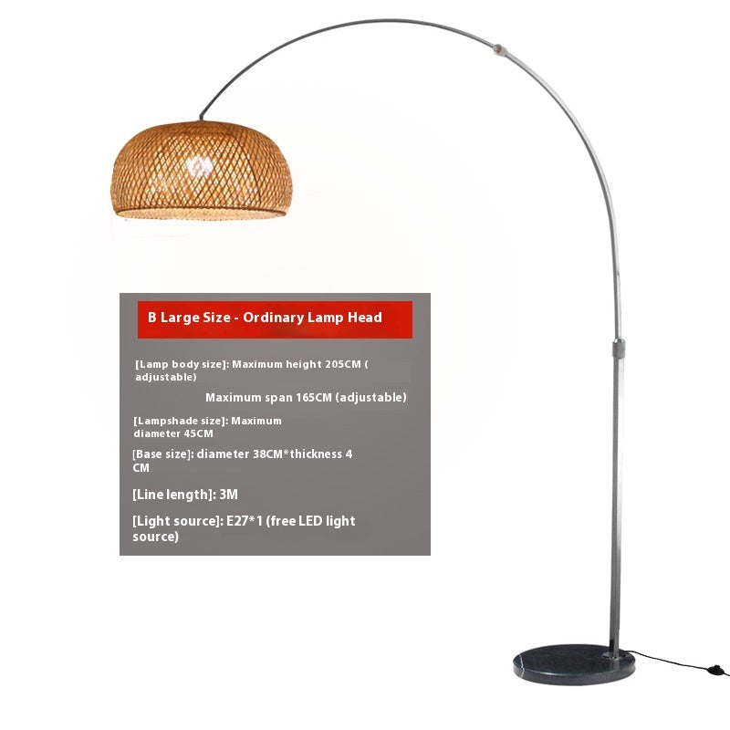 Type de bouton de lampe de plancher de pêche