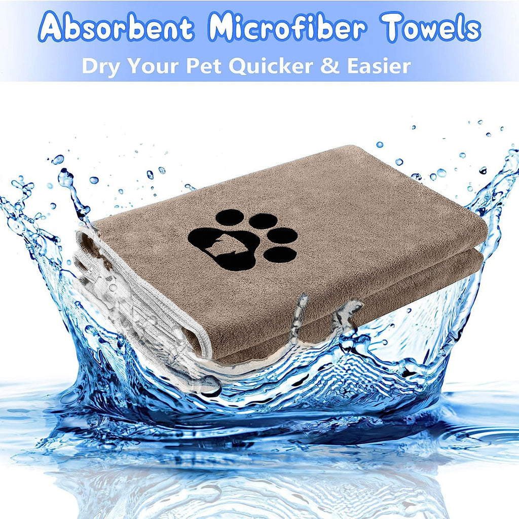 Absorbant l'eau et séchage rapide Serviette pour animaux de compagnie en fibre ultra fine