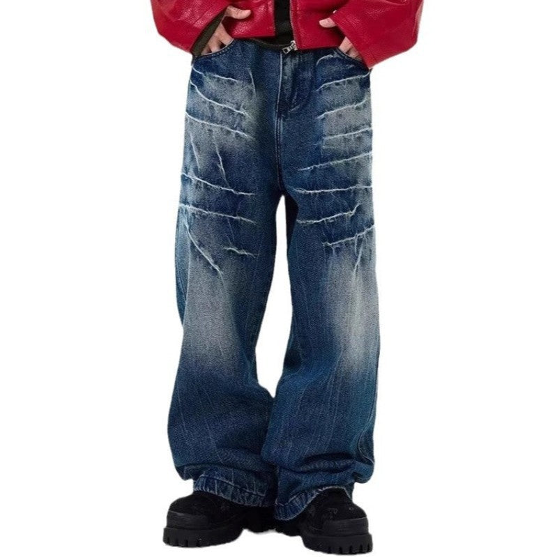 Hommes en forme d'Edgy-chic Jeans droites