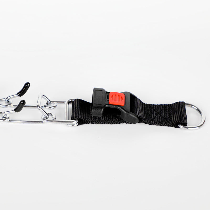 Removable metal iron stimulation dog training collar